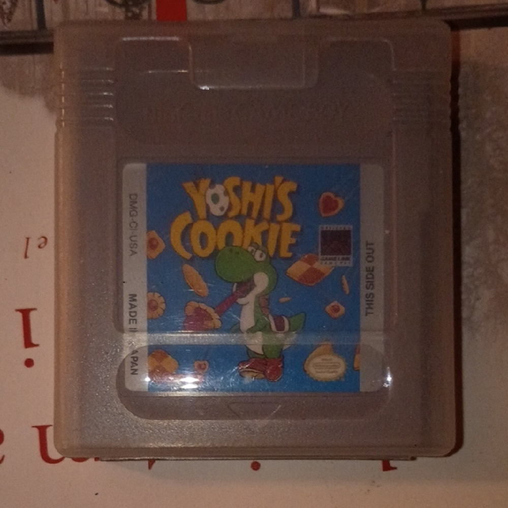 Nintendo Yoshi's Cookie Game Cartridge - Blue and Gray